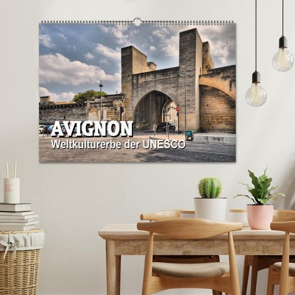 Produktbild: Avignon - Weltkulturerbe der UNESCO (Wandkalender 2026 DIN A2 quer), CALVENDO Monatskalender