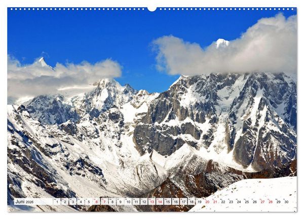 Produktbild: MANASLU HIMAL gewaltige Bergriesen (hochwertiger Premium Wandkalender 2026 DIN A2 quer), Kunstdruck in Hochglanz