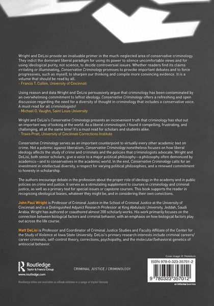 Produktbild: Conservative Criminology