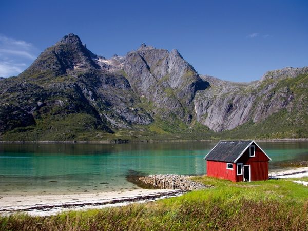 Produktbild: CALVENDO Puzzle Fjord der Lofoten | 1000 Teile Lege-Gr&ouml;&szlig;e 64x48cm Foto-Puzzle f&uuml;r gl&uuml;ckliche Stunden