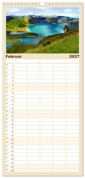Produktbild: Familienplaner 2027 - Nationalparks der Welt mit 5 Spalten (Wandkalender, 21 x 45 cm) CALVENDO