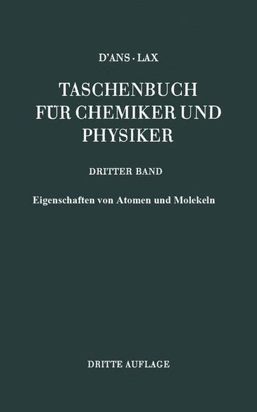 Produktbild: Eigenschaften von Atomen und Molekeln