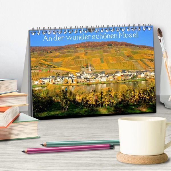 Produktbild: An der wundersch&ouml;nen Mosel (Tischkalender 2026 DIN A5 quer), CALVENDO Monatskalender