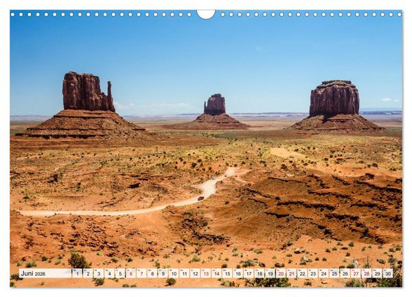 Produktbild: USA: Roadtrip durch die W&uuml;ste (Wandkalender 2026 DIN A3 quer), CALVENDO Monatskalender