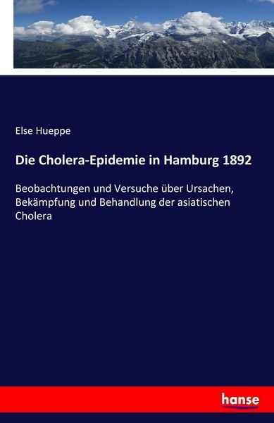 Produktbild: Die Cholera-Epidemie in Hamburg 1892