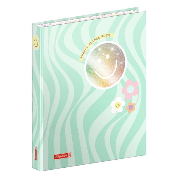 Produktbild: Brunnen Ringbuch A4 2R 25mm Happy Hippie
