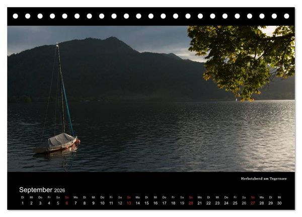 Produktbild: Unterwegs auf dem Maximiliansweg (Tischkalender 2026 DIN A5 quer), CALVENDO Monatskalender