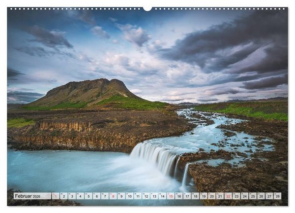 Produktbild: Island - Augenblicke 2026 (hochwertiger Premium Wandkalender 2026 DIN A2 quer), Kunstdruck in Hochglanz