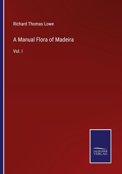 Produktbild: A Manual Flora of Madeira