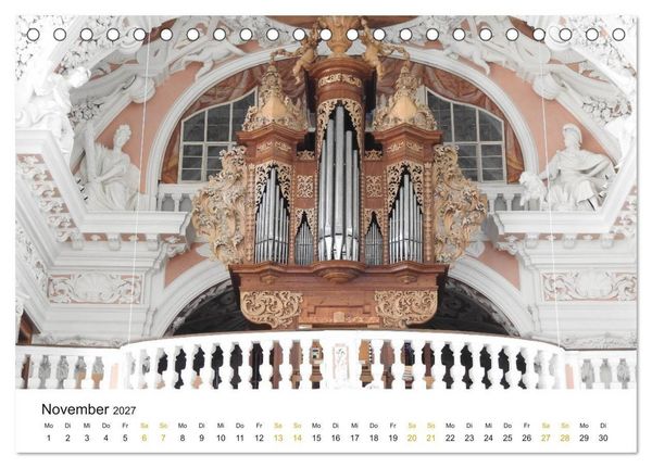 Produktbild: Fantastische Welt der Orgeln (Tischkalender 2027 DIN A5 quer), CALVENDO Monatskalender
