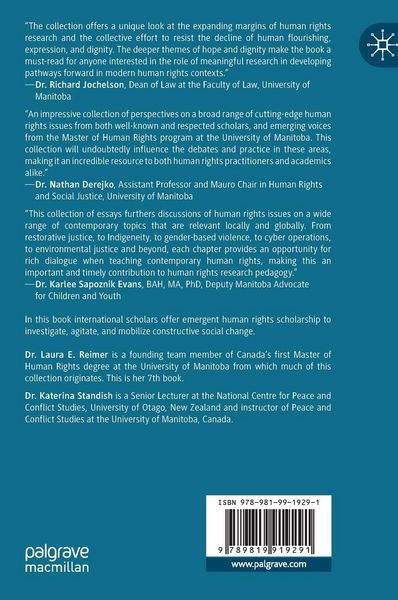 Produktbild: Perspectives on Justice, Indigeneity, Gender, and Security in Human Rights Research