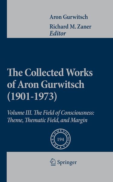 Produktbild: The Collected Works of Aron Gurwitsch (1901-1973)
