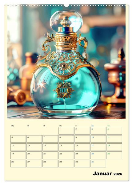 Produktbild: Steampunk Accesoires - Planer (Wandkalender 2026 DIN A2 hoch), CALVENDO Monatskalender