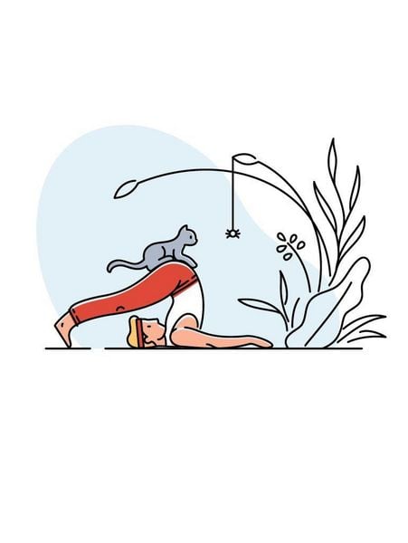Produktbild: Yoga mit Katze