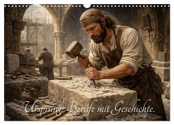 Produktbild: Ursprung: Berufe mit Geschichte. (Wandkalender 2027 DIN A3 quer), CALVENDO Monatskalender