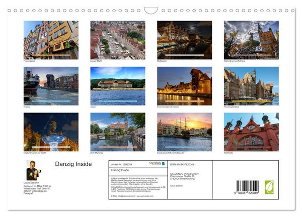 Produktbild: Danzig Inside (Wandkalender 2026 DIN A3 quer), CALVENDO Monatskalender