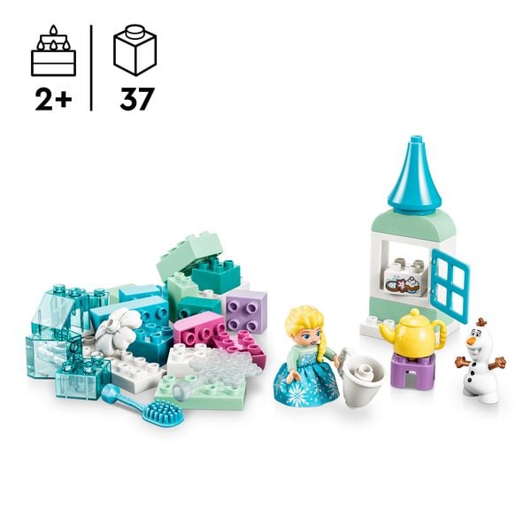 Produktbild: LEGO DUPLO | Disney 10462 Frozen Kreativbox mit Elsa und Olaf, Bauset mit 37 Bausteinen