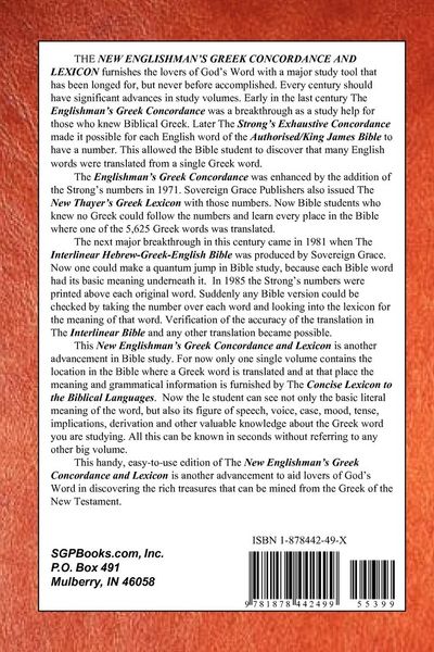Produktbild: New Englishman's Greek-English Concordance with Lexicon