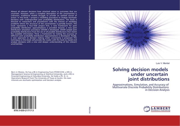 Produktbild: Solving decision models under uncertain joint distributions