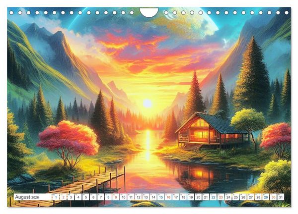 Produktbild: Futurplaneten (Wandkalender 2026 DIN A4 quer), CALVENDO Monatskalender