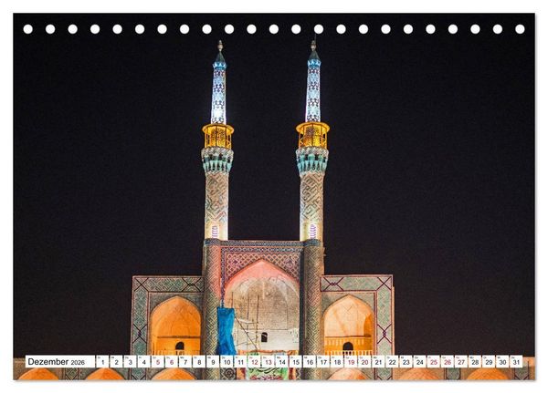 Produktbild: St&auml;dte des Irans - Yazd (Tischkalender 2026 DIN A5 quer), CALVENDO Monatskalender