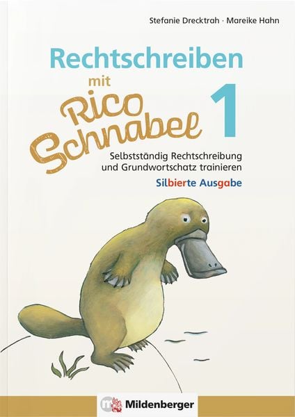 Produktbild: Rechtschreiben mit Rico Schnabel, Klasse 1 - silbierte Ausgabe