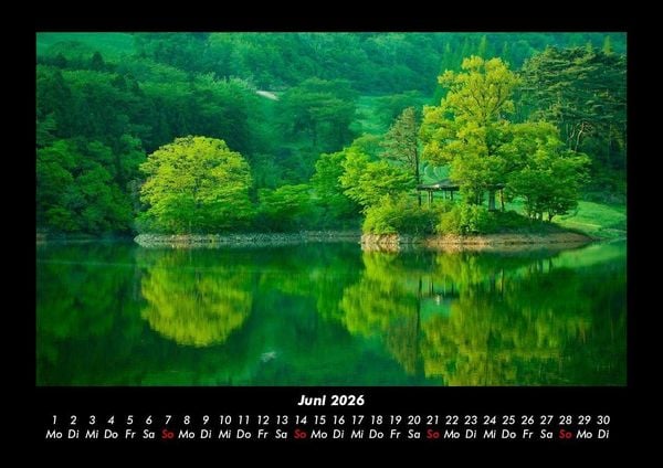 Produktbild: Die Seen der Erde 2026 Fotokalender DIN A3