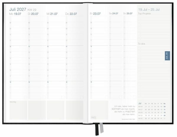 Produktbild: Business-Timer 26/27 17 Monate KL [Grau-Ros&eacute;]