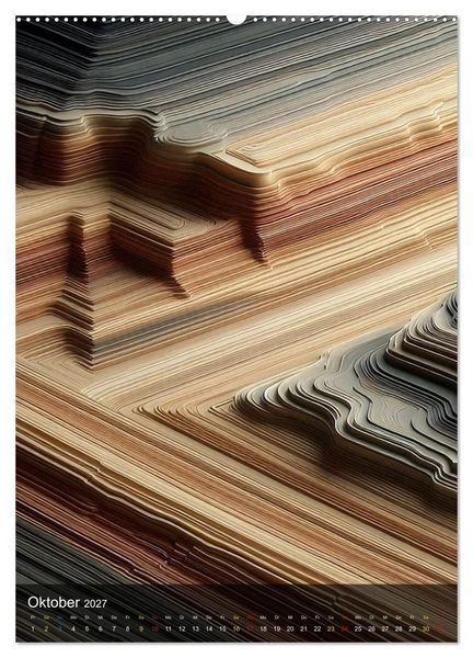 Produktbild: Geometrie der Natur &ndash; Formen, Muster, Strukturen (hochwertiger Premium Wandkalender 2027 DIN A2 hoch), Kunstdruck in Hochglanz