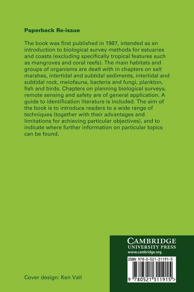 Produktbild: Biological Surveys of Estuaries and Coasts