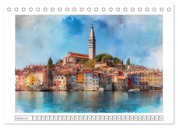 Produktbild: Wo das Meer zuhause ist (Tischkalender 2027 DIN A5 quer), CALVENDO Monatskalender