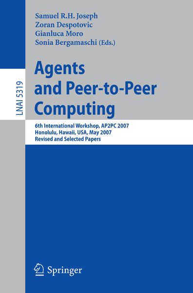 Produktbild: Agents and Peer-to-Peer Computing