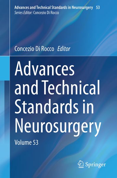 Produktbild: Advances and Technical Standards in Neurosurgery