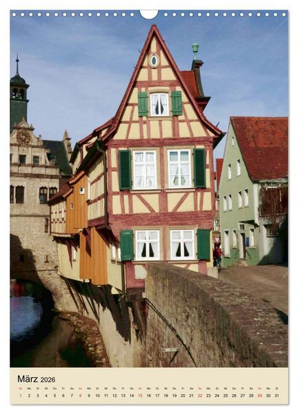 Produktbild: Fachwerkh&auml;user - schmal, krumm, schief (Wandkalender 2026 DIN A3 hoch), CALVENDO Monatskalender