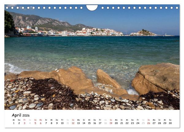 Produktbild: Samos - Griechenlands gr&uuml;ne Insel (Wandkalender 2026 DIN A4 quer), CALVENDO Monatskalender