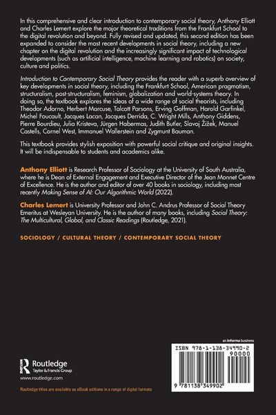 Produktbild: Introduction to Contemporary Social Theory
