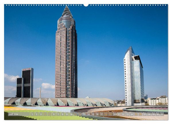 Produktbild: Frankfurt Mainhattan (hochwertiger Premium Wandkalender 2026 DIN A2 quer), Kunstdruck in Hochglanz