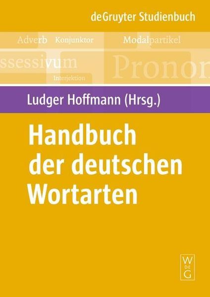 Produktbild: Handbuch der deutschen Wortarten
