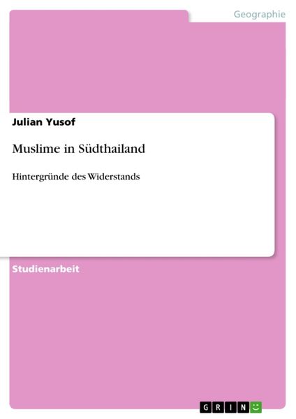 Produktbild: Muslime in S&uuml;dthailand