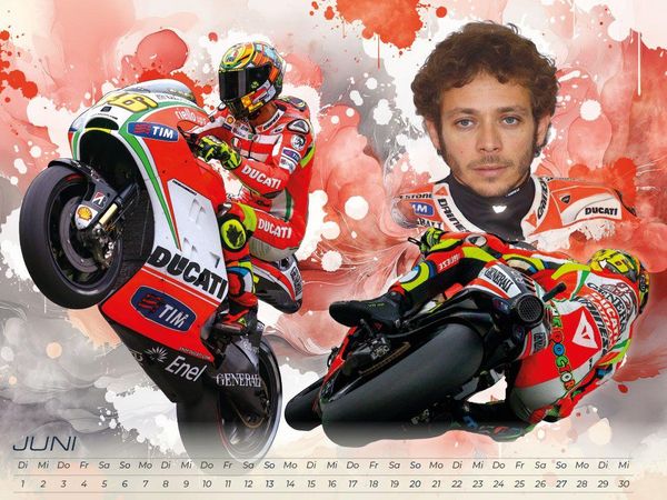 Produktbild: Rossi - eine Legende Artwork Edition Kalender 2027