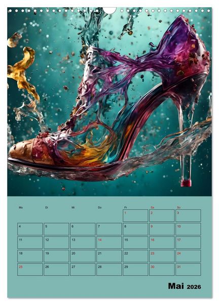 Produktbild: Verzaubert durch High Heels &ndash; Ein Kalender f&uuml;r Schuhliebhaber (Wandkalender 2026 DIN A3 hoch), CALVENDO Monatskalender