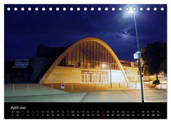 Produktbild: Oldenburg bei Nacht (Tischkalender 2026 DIN A5 quer), CALVENDO Monatskalender