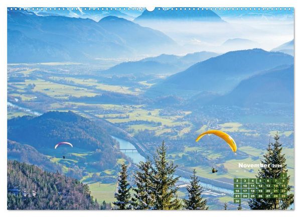Produktbild: Paragliding: Der Traum vom Fliegen (Wandkalender 2026 DIN A2 quer), CALVENDO Monatskalender