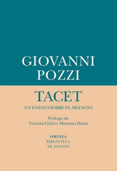 Produktbild: Tacet : un ensayo sobre el silencio