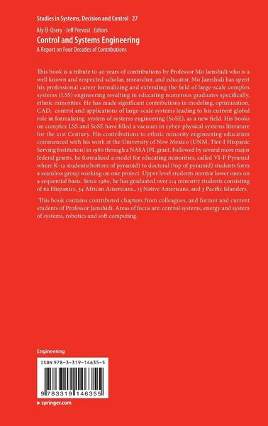 Produktbild: Control and Systems Engineering