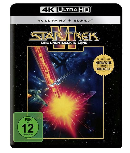 Produktbild: STAR TREK VI - Das unentdeckte Land (4K Ultra HD) (+ Blu-ray)