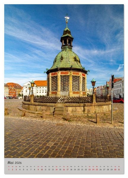 Produktbild: Wismar - UNESCO Welterbe in Deutschland (Wandkalender 2026 DIN A3 hoch), CALVENDO Monatskalender
