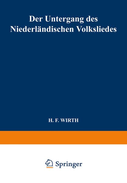 Produktbild: Der Untergang des Niederl&auml;ndischen Volksliedes