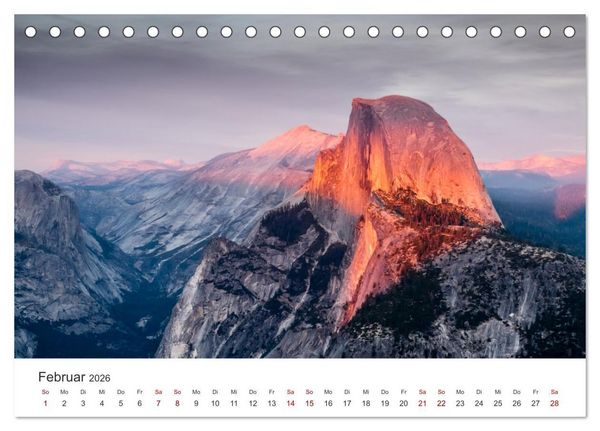 Produktbild: Kalifornien - The Golden State (Tischkalender 2026 DIN A5 quer), CALVENDO Monatskalender