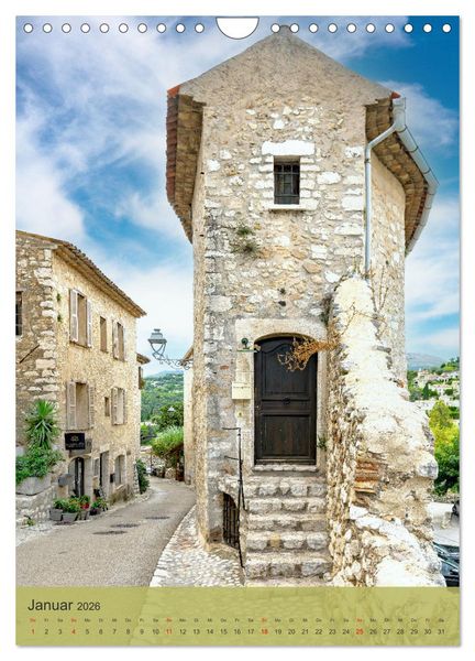 Produktbild: Sch&ouml;nste D&ouml;rfer - Provence-Alpes-C&ocirc;te d'Azur (Wandkalender 2026 DIN A4 hoch), CALVENDO Monatskalender